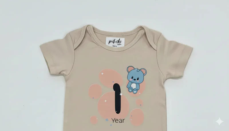 Quarterly Milestone Baby Rompers