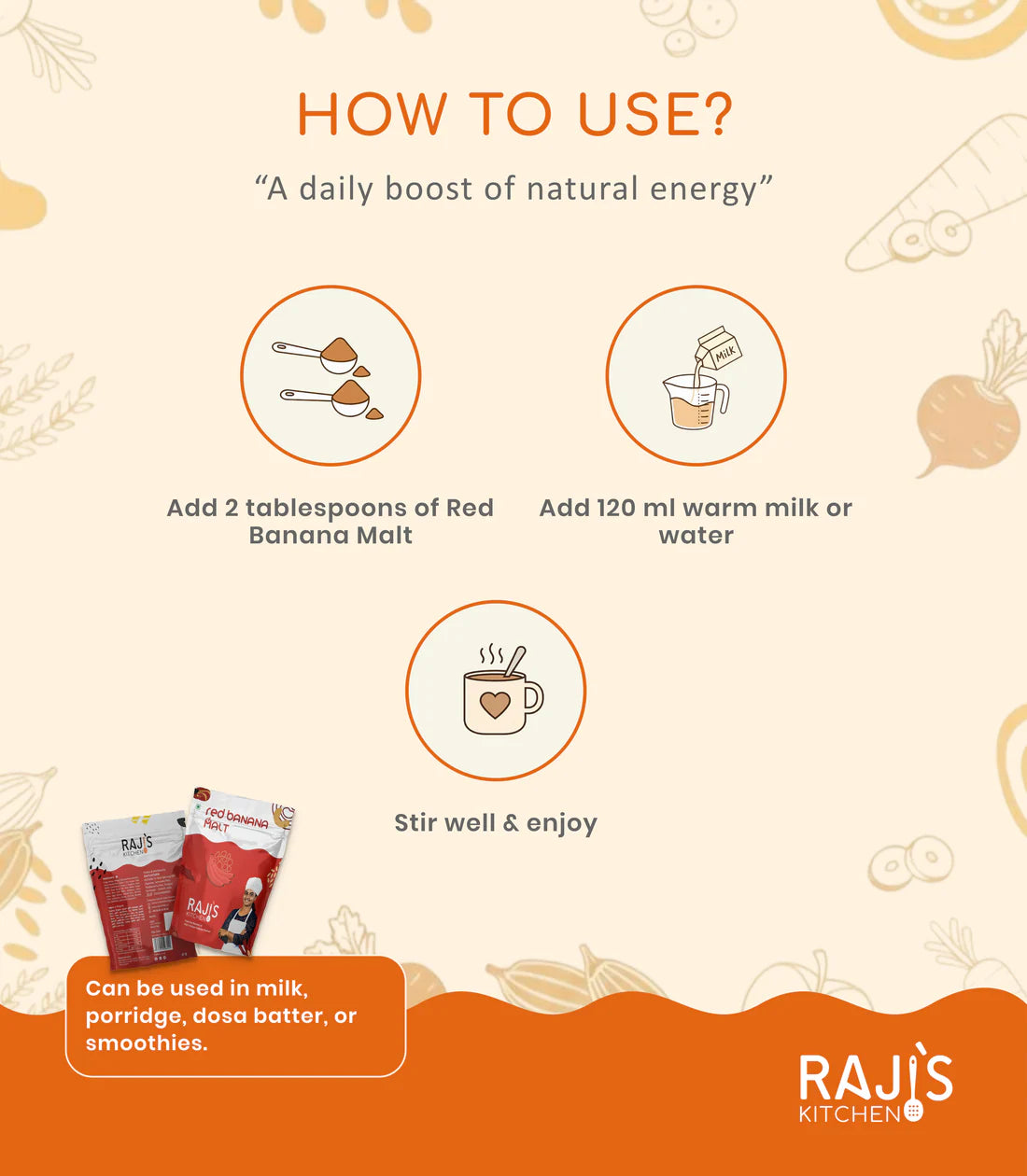 Red Banana Malt - Get Your Daily Power Punch