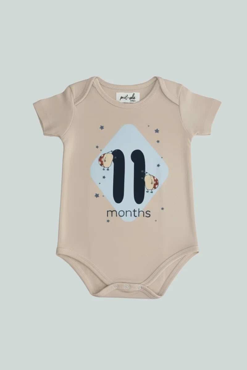 Pack of 12 - Number Parade Milestone Onesies