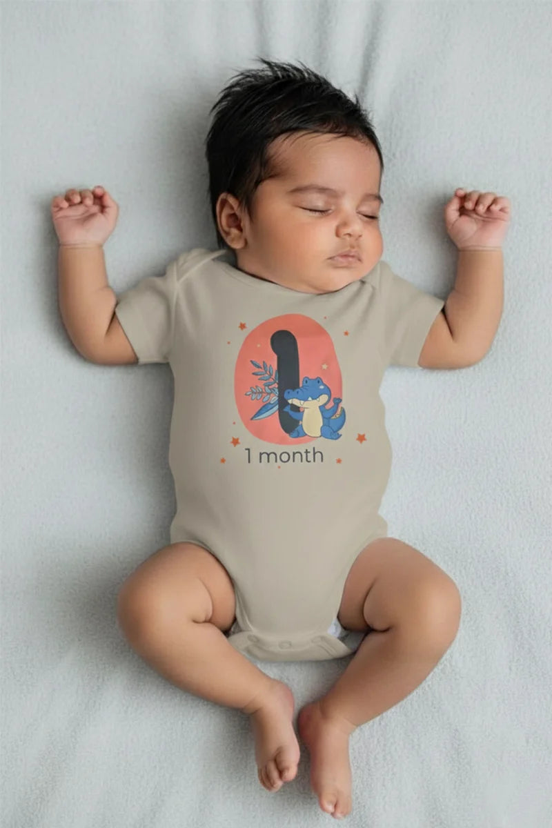 Pack of 12 - Number Parade Milestone Onesies