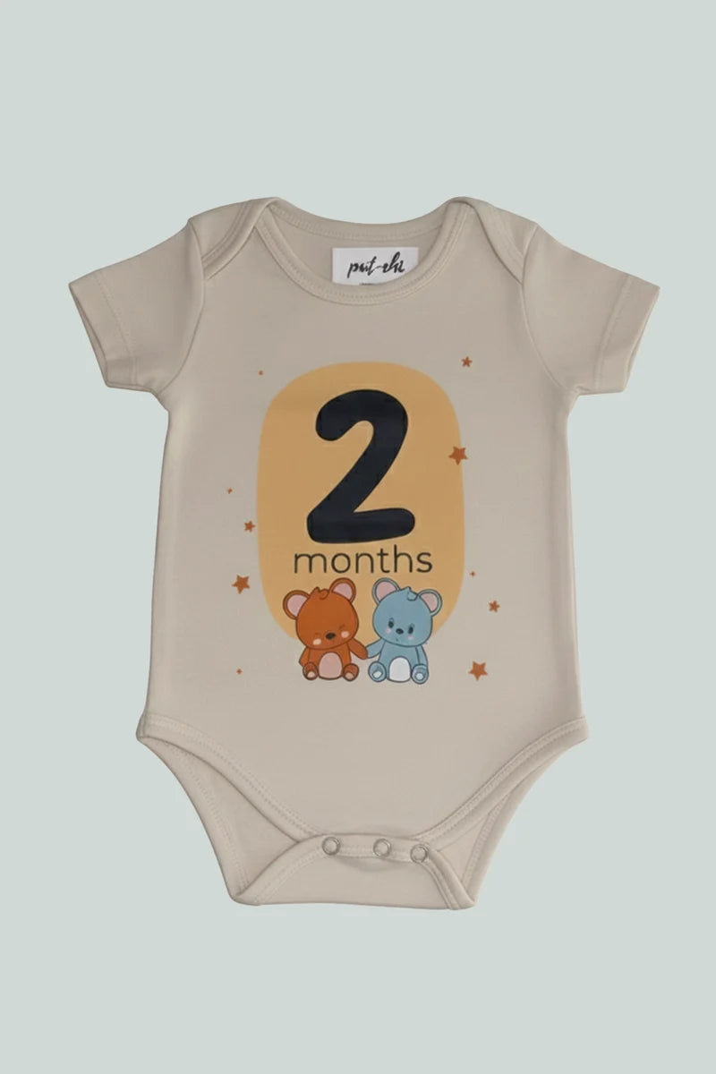 Pack of 12 - Number Parade Milestone Onesies