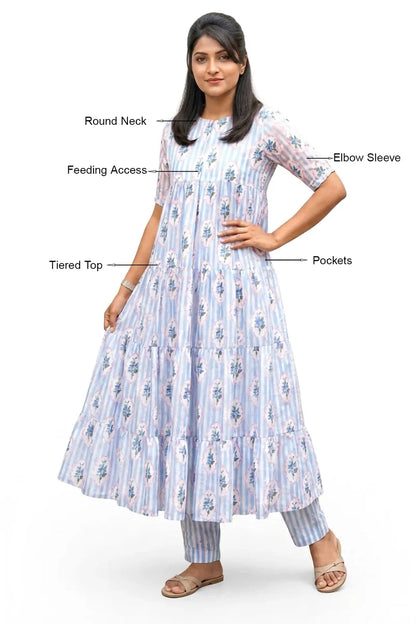 Featherlight Floral Feeding Co-ord Set