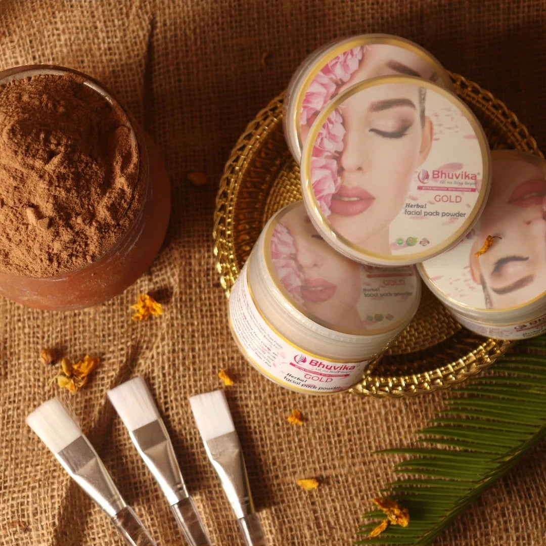 Bhuvika Herbal Facepack Powder - Nature’s Secret to Radiant Skin