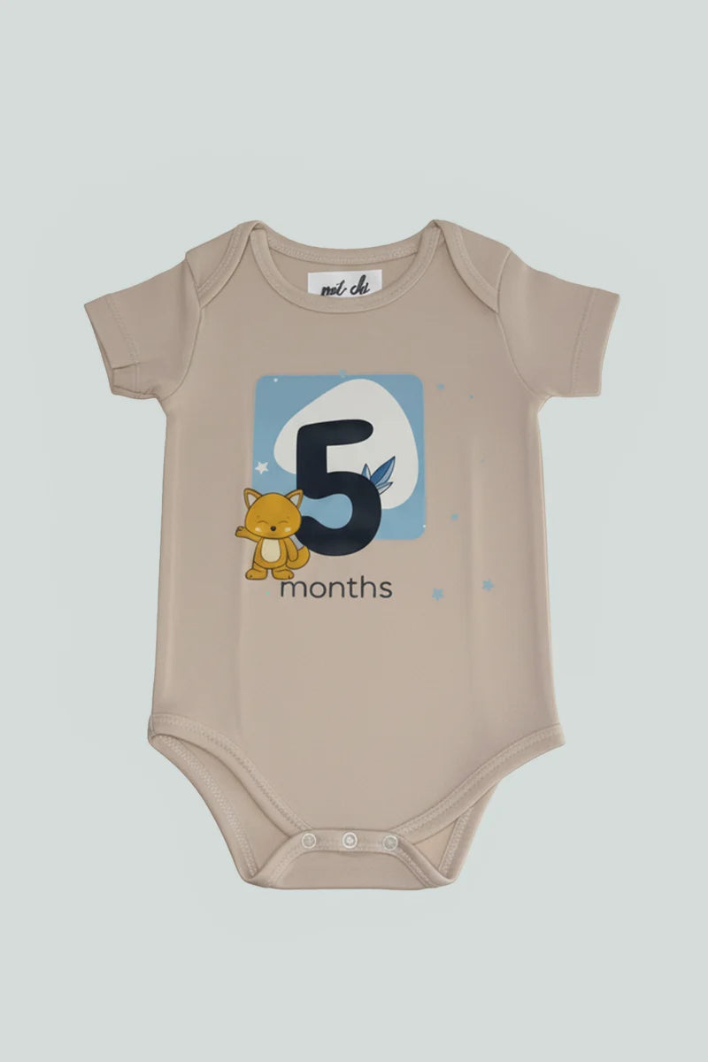 Pack of 12 - Number Parade Milestone Onesies