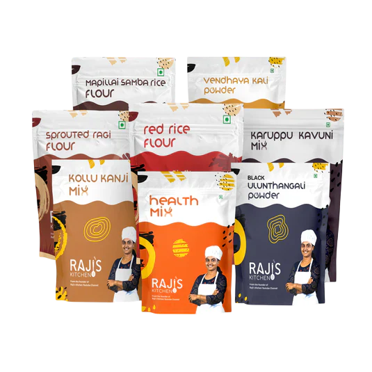 Raji’s Kitchen 800 Combo: 8 Wholesome Blends for a Healthier, Happier You