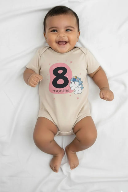 Pack of 12 - Number Parade Milestone Onesies