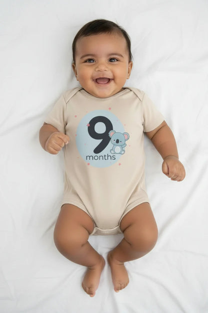Quarterly Milestone Baby Rompers