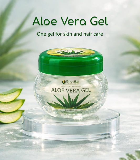 Bhuvika Aloe Vera Gel - Nature’s Remedy for Glowing Skin & Hair