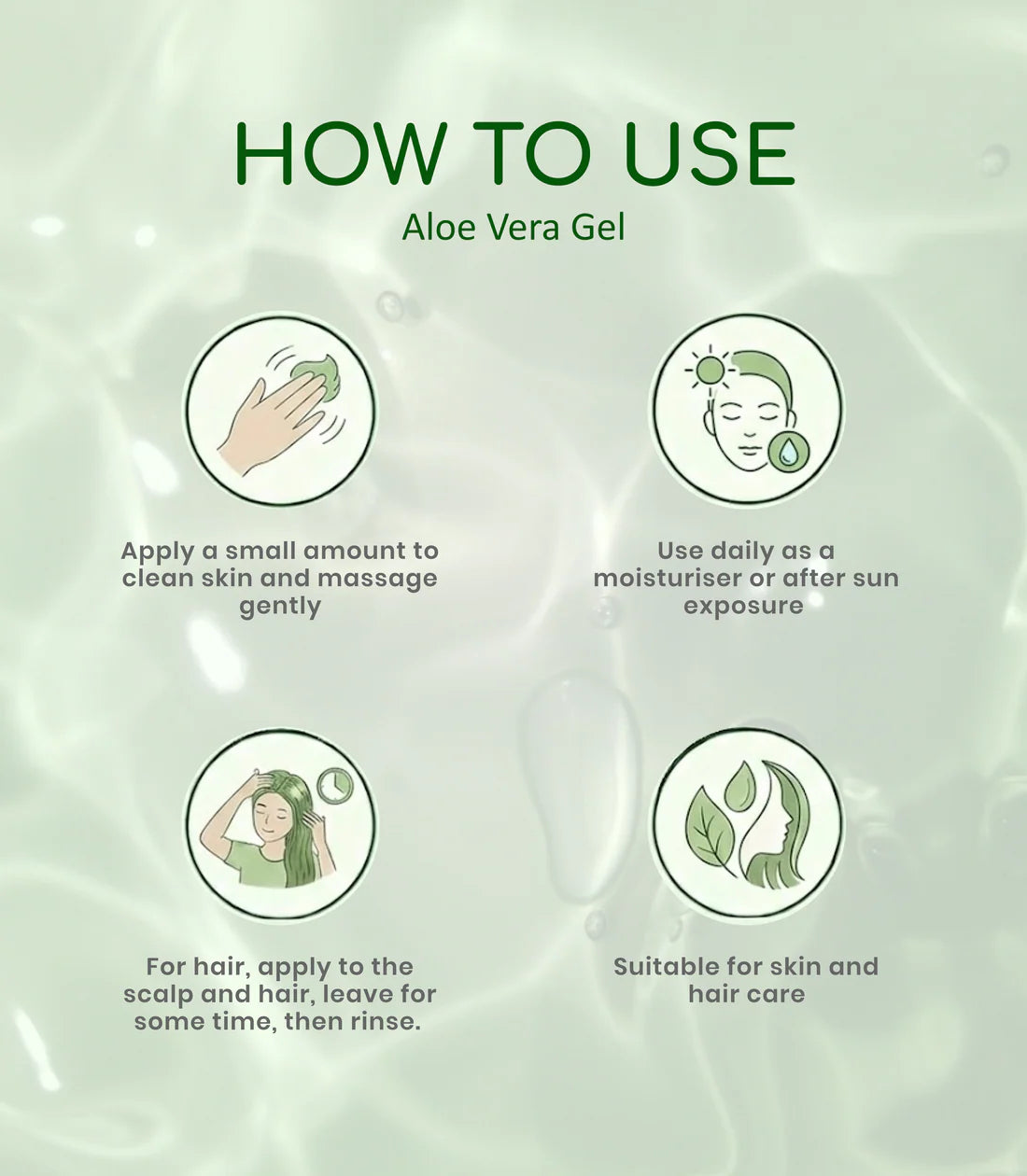 Bhuvika Aloe Vera Gel - Nature’s Remedy for Glowing Skin & Hair