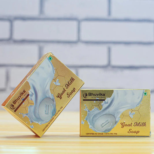Bhuvika Goat Milk Soap - Pure Goat Milk for Soft, Glowing Skin