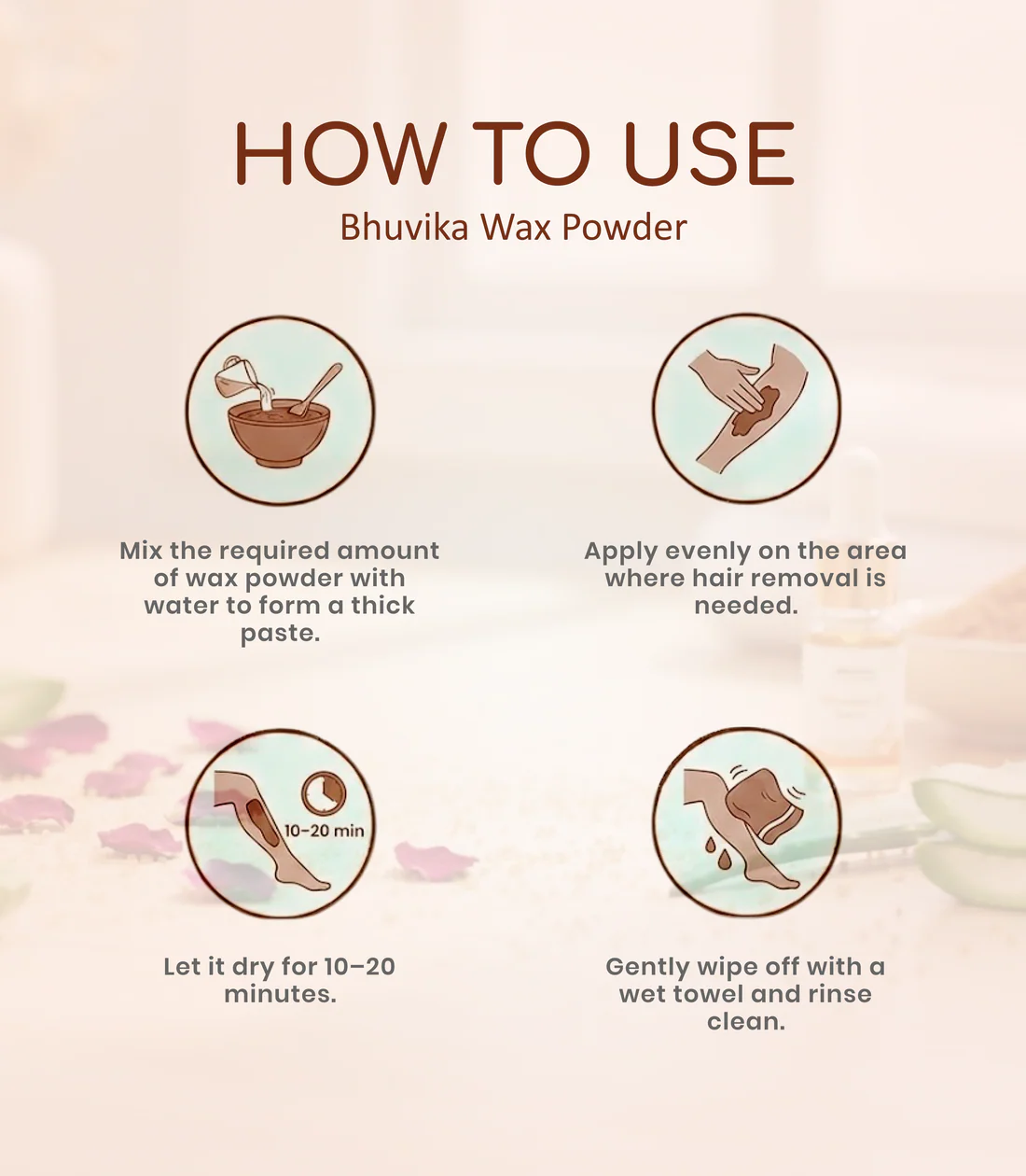 Bhuvika Wax Powder – Natural & Painless Hair Removal Solution
