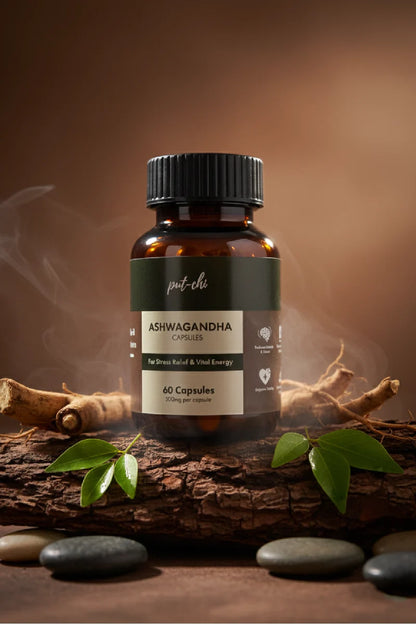 Complete Wellness Kit – Moringa, Triphala, Ashwagandha, Spirulina & Turmeric Capsules, & Moringa Ginger Herbal Tea