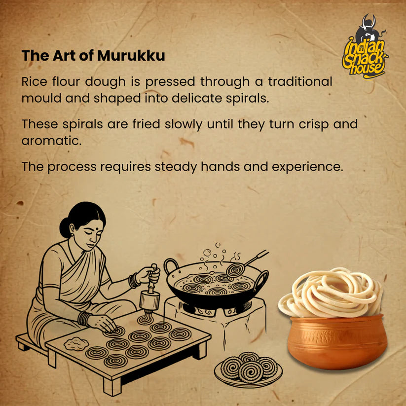 Chettinad Coconut Milk Thenkuzhal Muruku