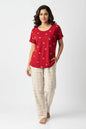 Crimson Pyjama Set