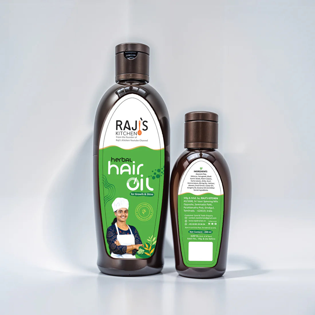 Herbal Hair Oil - Silk & Shine Herbal Blend