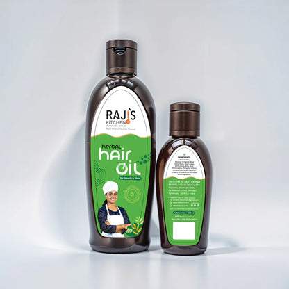 Herbal Hair Oil - Silk & Shine Herbal Blend