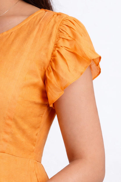 Apricot Muse Feeding Dress