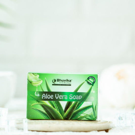 Bhuvika Alovera Soap - Natural Skin Cleanser