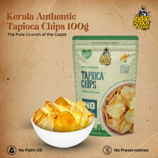 Kerala Authentic Tapioca Chips 100g