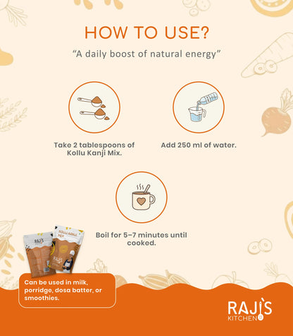 Kollu Kanji Mix: Ready in Minutes, Healthy for Hours