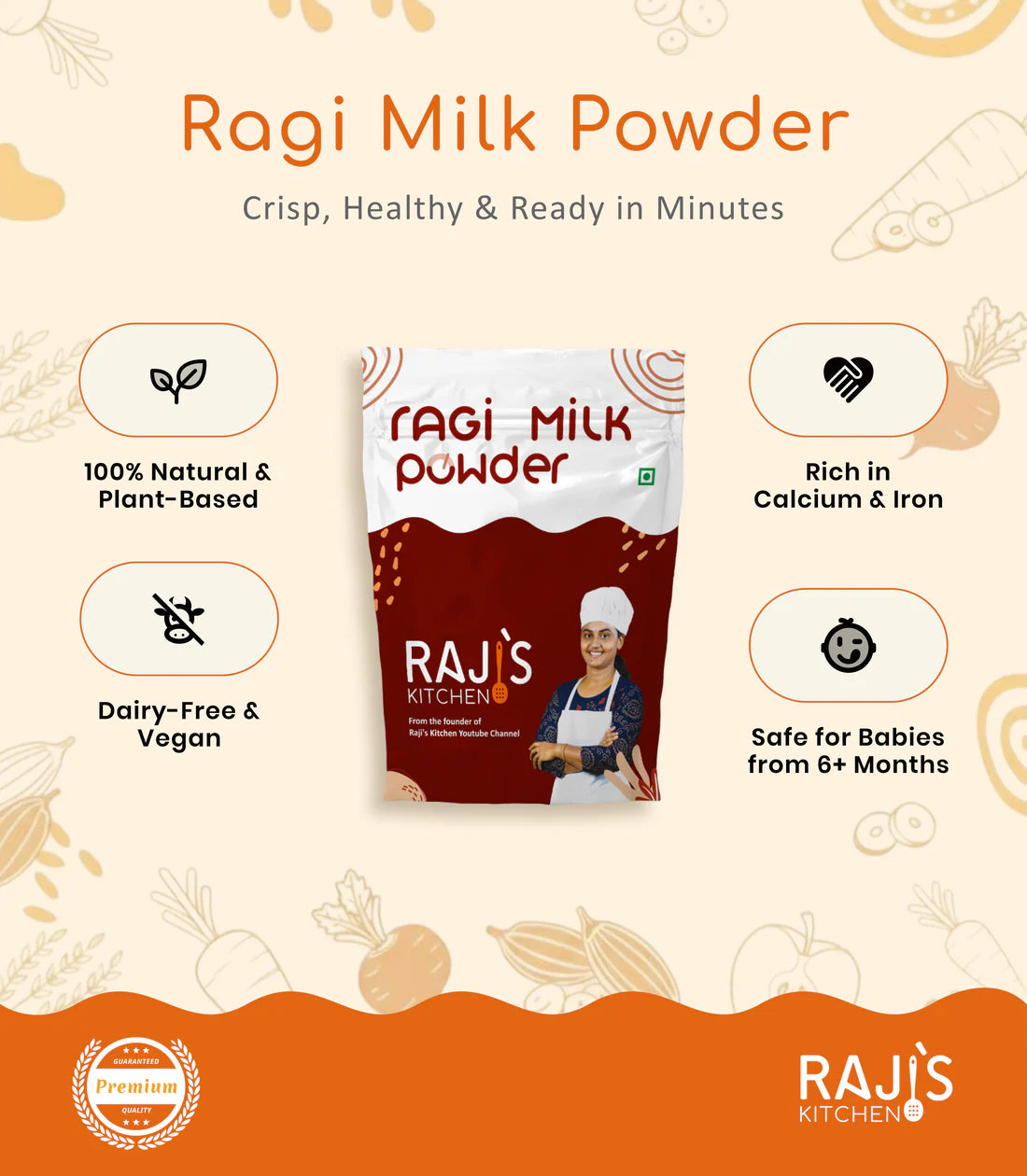 Ragi Milk Powder – Nutritious & Easy-to-Digest Superfood