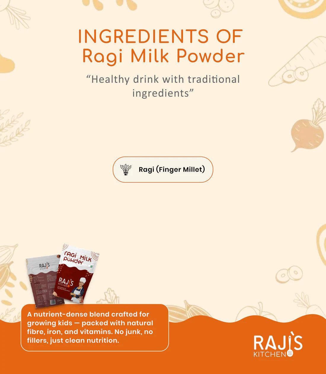 Ragi Milk Powder – Nutritious & Easy-to-Digest Superfood