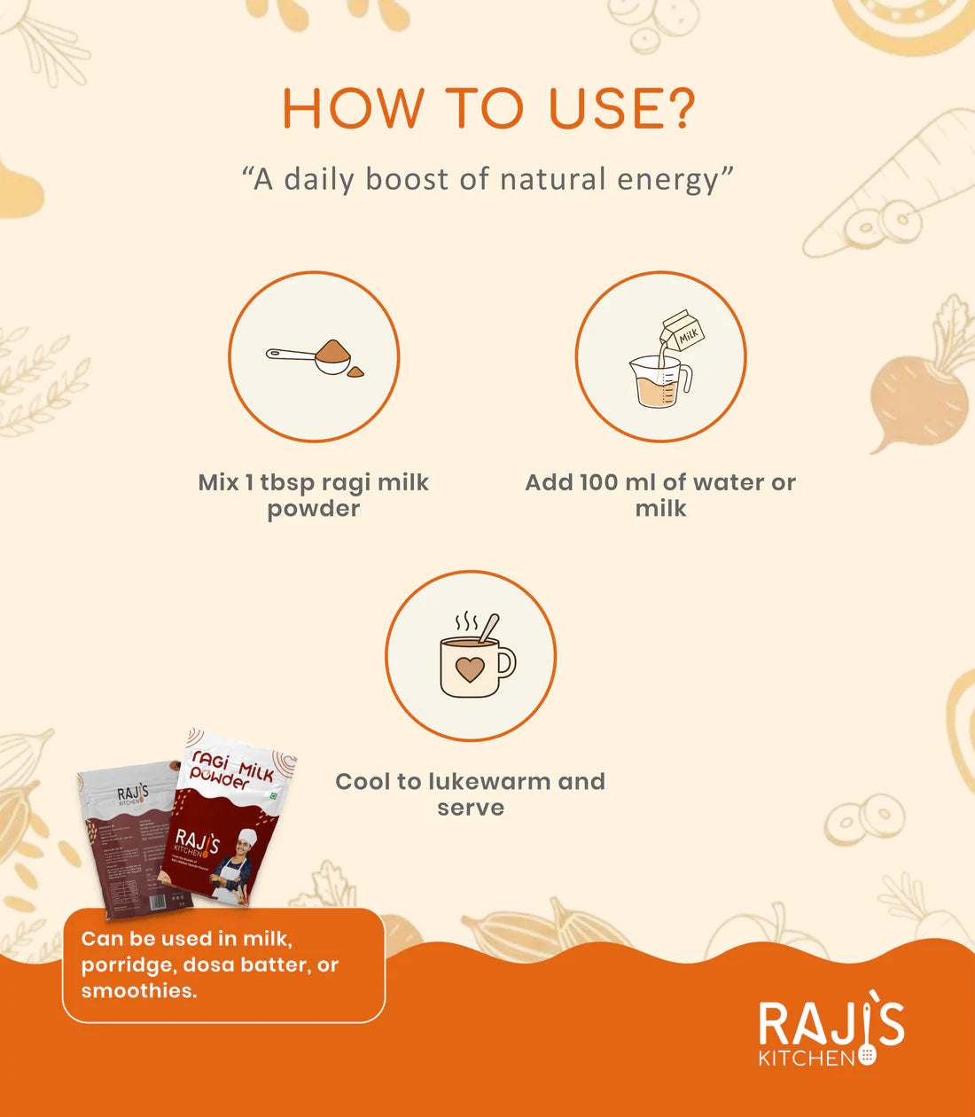 Ragi Milk Powder – Nutritious & Easy-to-Digest Superfood