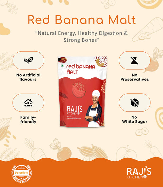 Red Banana Malt - Get Your Daily Power Punch