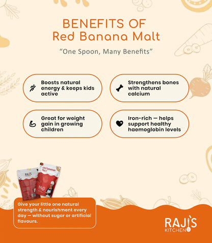 Red Banana Malt - Get Your Daily Power Punch