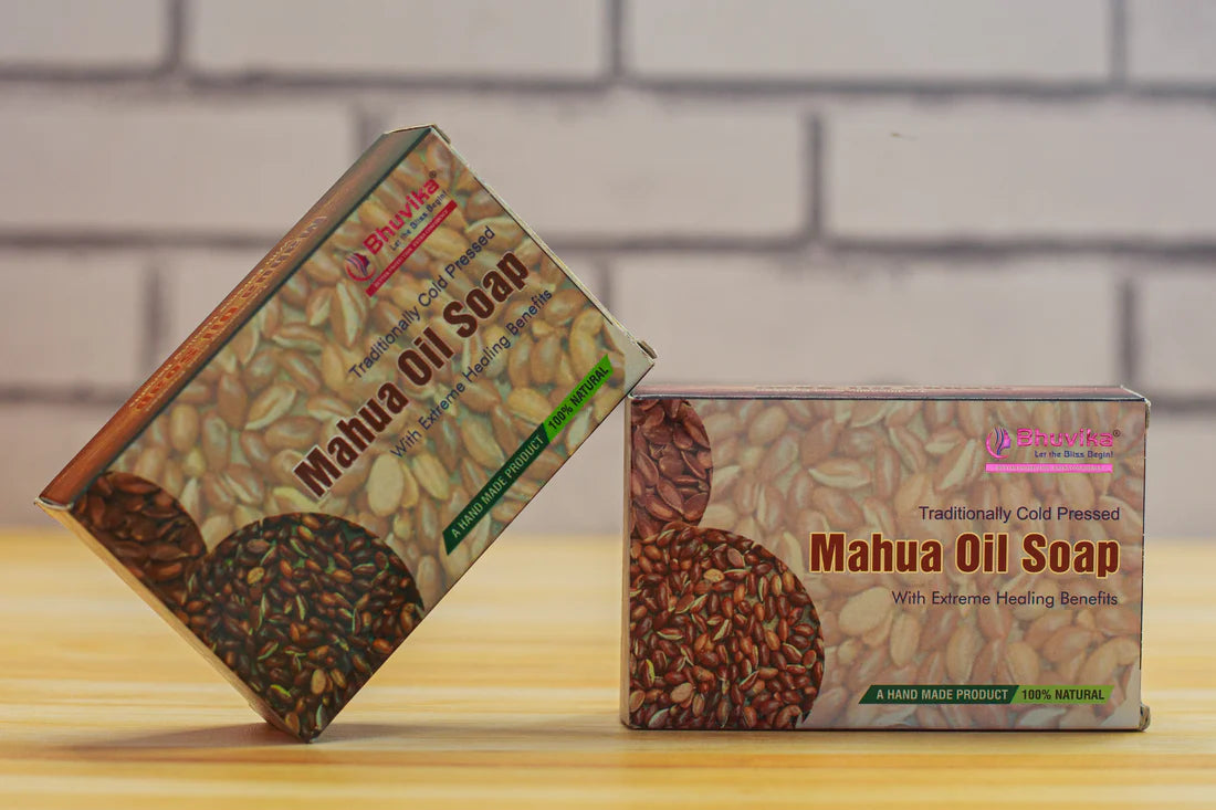 Bhuvika Mahua Oil Soap - Natural Hydration for your Skin