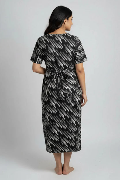 Mono Line Zipless Feeding Gown