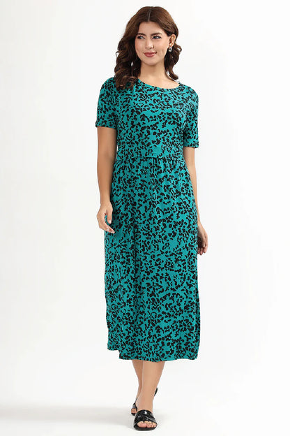Forest Whisper Zipless Feeding Gown