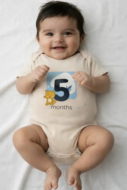 Pack of 12 - Number Parade Milestone Onesies