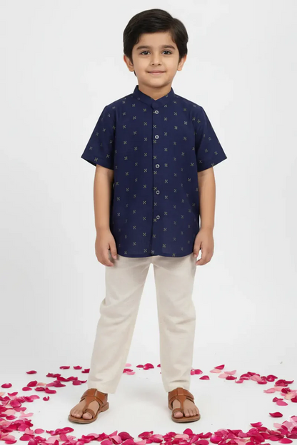 Royal Silk shirt & Pant Set