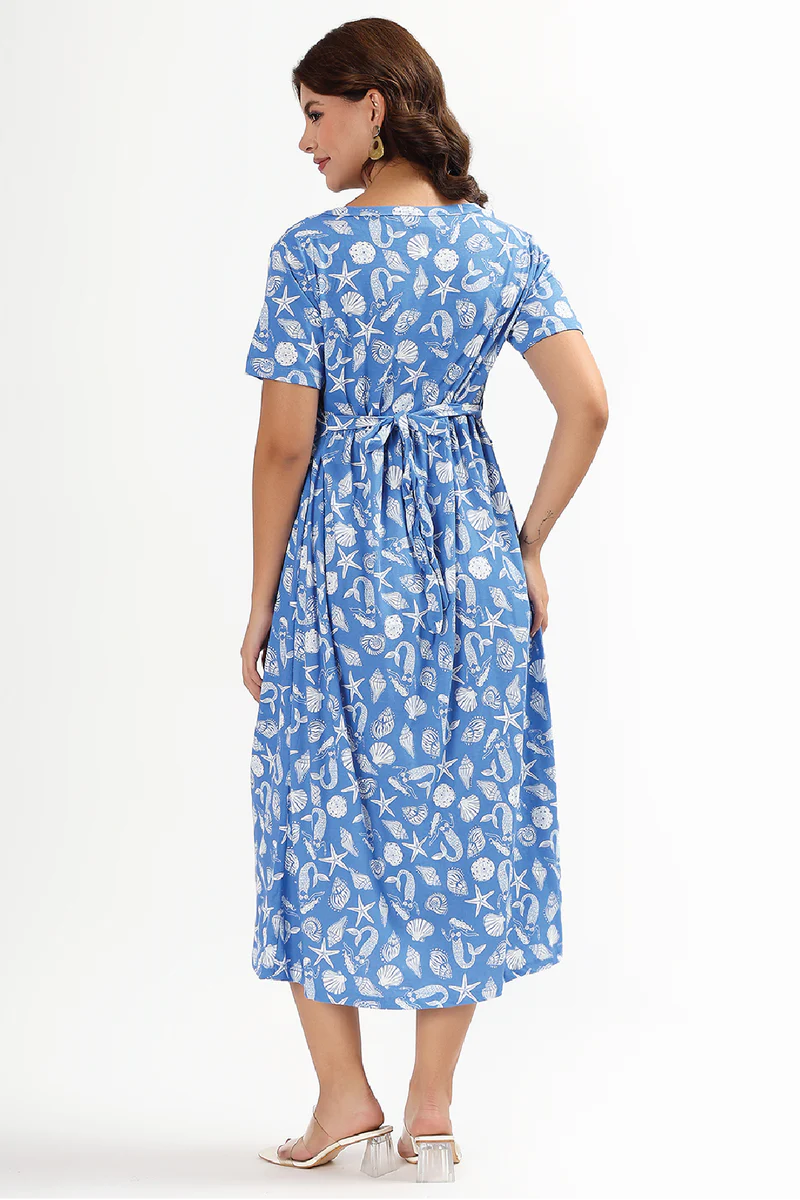 Starry Coast Zipless Feeding Gown