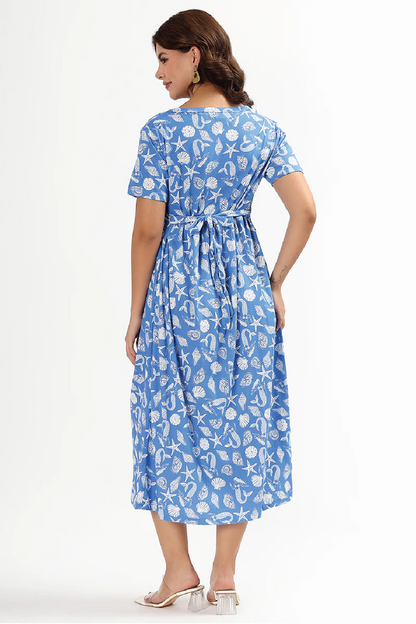Starry Coast Zipless Feeding Gown
