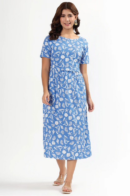 Starry Coast Zipless Feeding Gown