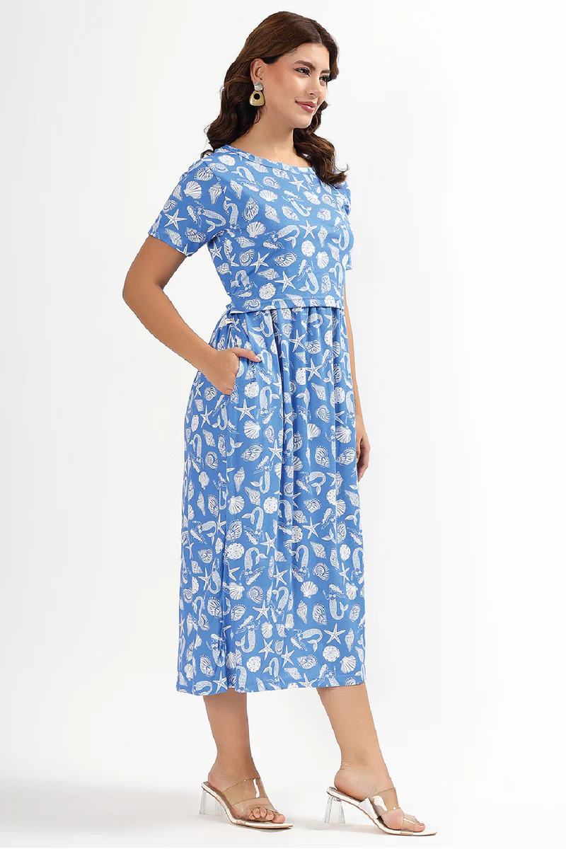 Starry Coast Zipless Feeding Gown